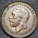 Great Britain Farthing, 1930 Unc~George V~Free Shipping