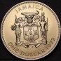 Jamaica Dollar,1972 Gem Unc Matte~RARE~Bustamante~Only 7,982 Minted~Free Ship
