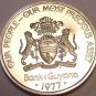 Guyana Dollar, 1977 Rare Proof~Only 7,215 Minted~Caiman~Free Shipping