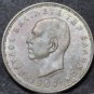 Greece 20 Drachmai, 1960 Gem Unc Silver~TONED~1st Year~Selene Moon Goddess~Fr/Sh