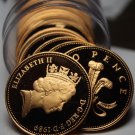 Great Britain 2 Pence PROOF 1989 Roll (20 Coins)~Welsh Plume~100,000 Minted~Fr/S Great Britain 2 Pence PROOF 1989 Roll (20 Coins)~Welsh Plume~100,000 Minted~Fr/S