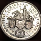 East Caribbean States 50 Cents, 1955 Proof~RARE~Only 2,000 Minted~Free Shipping