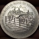 Netherland Antillies 25 Gulden, 1973 Gem Unc Silver~Royal Carriage On Bridge~F/S