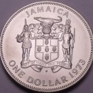 Jamaica Dollar, 1973 Rare Matte Gem BU ~Only 10,000 Minted~Excellent~Free Ship
