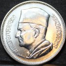 Morocco Dirham, 1960-A Gem Unc Silver~Mohammed V~1st Year~Free Shipping