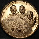 Apollo 15 The 1st Lunar Roving Vehicle Bronze Medallion Gem Unc~Irwin-Scott~Fr/S