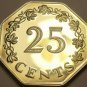 Malta 25 Cents, 1979 Rare Proof~Only 6,577 Minted~Free Shipping