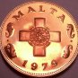 Malta Cent, 1979 Cent~Rare Proof~The George Cross~6,577 Minted~Free Shipping