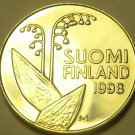 Finland 10 Penni, 1998 Gem Unc~Flower Pods & Honeycombs~Free Shipping