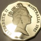 Australia 50 Cents, 1985 Cameo Proof~Kangaroo & Emu~75,000 Minted~Free Shipping