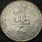 Czechoslovakia 25 korun, 1969 Unc Silver~100th Anniversary Death of Purkyne~Fr/S
