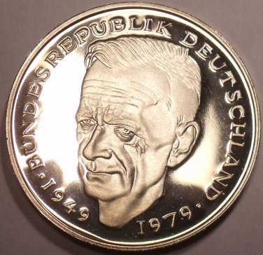 Germany 2 Marks, 1979-F Proof~Schumacker~89,000 Minted In Stuttgart~Free Ship