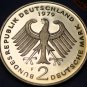 Germany 2 Marks, 1979-F Proof~Theodor Heuss~89,000 Minted In Hamburg~Free Ship