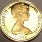 Cook Islands 2 Cents, 1974 Cameo Proof~7,300 Minted~Pineapple~Free Shipping