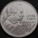 Germany 5 Mark, 1974-D Gem Unc Silver~250th Anniv Birth Of Immanuel Kant~Fr/Ship Germany 5 Mark, 1974-D Gem Unc Silver~250th Anniv Birth Of Immanuel Kant~Fr/Ship