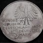 Germany 5 Mark, 1974-D Gem Unc Silver~250th Anniv Birth Of Immanuel Kant~Fr/Ship
