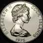Cook Islands 5 Cents, 1975 Gem Unc~RARE~2,251 Minted~Hibiscus~Free Shipping