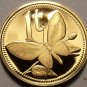 Papua New Guinea Toea, 1976 Rare Proof~16,000 Minted~Butterfly~Free Shipping