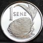 Samoa Sene, 1974 Rare Silver Proof~Coconut~Only 5,578 Minted~Free Shipping