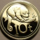 Papua New Guinea 10 Toea, 1976 Rare Proof~CusCus~16,000 Minted~Free Shipping