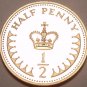 Great Britain Half Penny, 1984~Gem Cameo Proof~107,000 Minted~Free Shipping