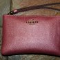 NWT Coach Metallic Dark Blush Pink Crgrn Leather Corner Zip Wristlet - Fr/Ship