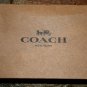NWT Coach Metallic Dark Blush Pink Crgrn Leather Corner Zip Wristlet - Fr/Ship