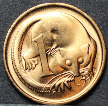 Australia Cent, 1982 Gem Unc~Feather-Tailed Glider~Free Shipping