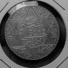Morocco 5 Dirhams (1/2 Rial) AH1320 (1902) RARE UNC Silver~Berlin Mint~Free Ship Morocco 5 Dirhams (1/2 Rial) AH1320 (1902) RARE UNC Silver~Berlin Mint~Free Ship