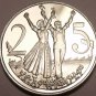 Ethiopia 25 Cents, EE1969(77) RARE PROOF~Roaring Lion~Only 12,000 Minted~Fr/Ship