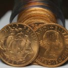 Gem Unc Roll (20) Great Britain 1967 Half Pennys~The Golden Hind~Free Shipping