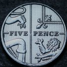 Great Britain 5 Pence, 2014 Gem Unc~Free Shipping