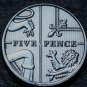 Great Britain 5 Pence, 2014 Gem Unc~Free Shipping