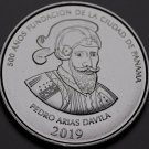 Panama Half Balboa, 2019 Gem Unc~500 Years Foundation of the City of Panama~
