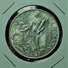 Panama Balboa, 1947 BU Silver~Conquistador~Armored Bust~Last Year Minted~Fr/Ship