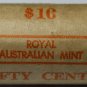 Rare Gem Unc Original Roll (20) Australia 1982 50 Cent Coins~Commonwealth Games