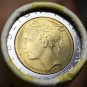 Extremely Rare Gem Unc Original Roll (50) Italy 1982 500 Lire Bi-Metal Coins~F/S