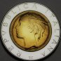 Extremely Rare Gem Unc Original Roll (50) Italy 1982 500 Lire Bi-Metal Coins~F/S