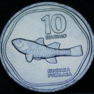 Philippines 10 Sentimos, 1989 Gem Unc~Pygmy Goby-Worlds Smallest Fish~Free Ship