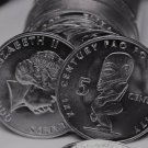 Gem Unc Roll (40) Cook Islands 2000 FAO 5 Cent Coins~God Of Fertility~Tanagora~