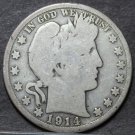 United States 1914-S Barber Half Dollar~Free Shipping