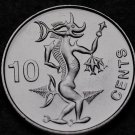 Solomon Islands 10 Cents, 2012 Gem Unc~SEA SPIRIT~Free Shipping