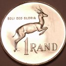 South Africa Rand, 1966 Rare Silver Proof~25k Minted~Springbok~African Legend~FS