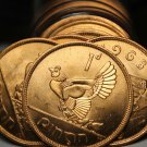 Gem Unc Roll (20) Large Ireland 1968 Penny's~Irish Harp~Hen With Chicks~Fr/Ship
