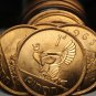 Gem Unc Roll (20) Large Ireland 1968 Penny's~Irish Harp~Hen With Chicks~Fr/Ship