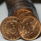 Gem Unc Roll (40) Colombia 1969 Centavos~Coffee Beans And Cornucopia~Free Ship Gem Unc Roll (40) Colombia 1969 Centavos~Coffee Beans And Cornucopia~Free Ship