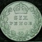Great Britain 6 Pence, 1910 Silver~Edward VII~Free Shipping