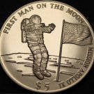 Liberia $5.00, 2000 Proof~Lady Liberty~Free Shipping