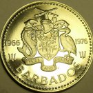 Barbados 2 Dollars, 1976 Proof~Only 11,929 Minted~Staghorn Coral~Independene~F/S