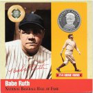 Rare .999 Silver Proof Babe Ruth 500 Club Legends Of Baseball Cooperstown~Fr/Shi Rare .999 Silver Proof Babe Ruth 500 Club Legends Of Baseball Cooperstown~Fr/Shi